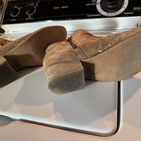 Rebels Brown Suede Ankle Booties - Picture 3 of 3